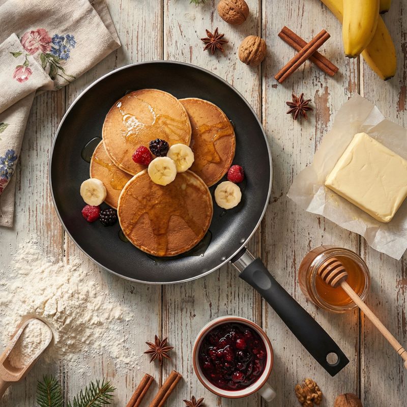 Нежные банановые панкейки за считанные минуты