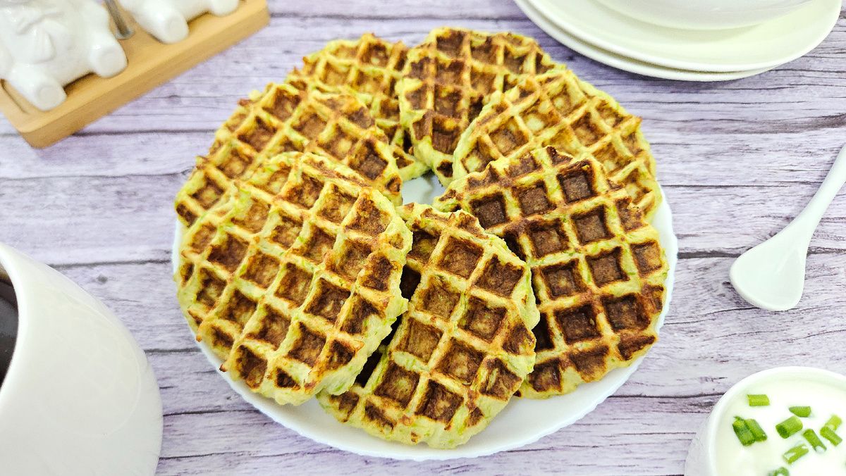 Легкие кабачковые вафли: идеальный вариант для завтрака