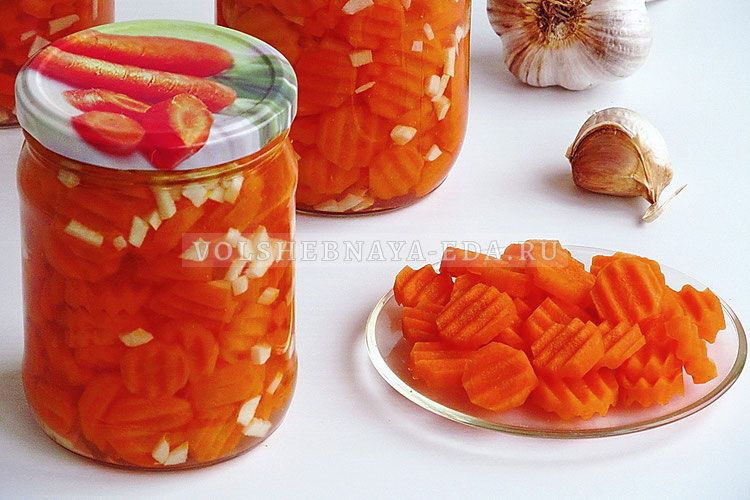 Как приготовить маринованную морковь с чесноком на зиму