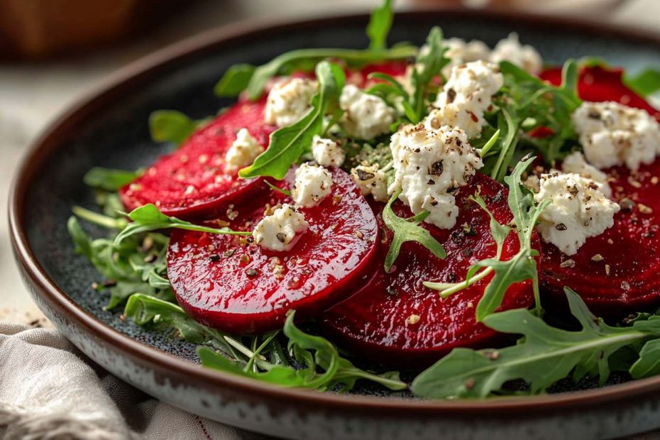 Салат с козьим сыром и свеклой: ресторанный вкус на вашем столе