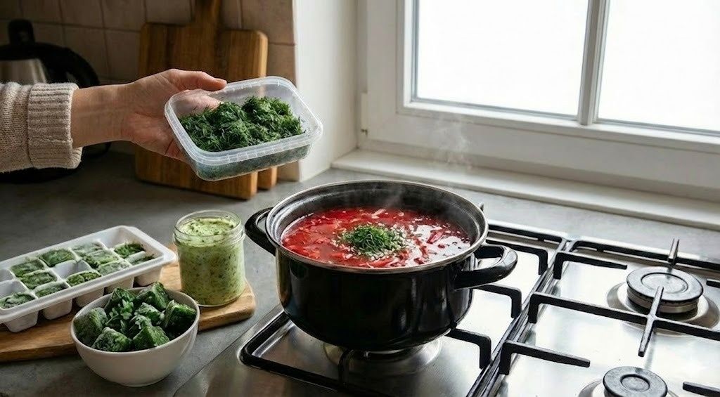 Как использовать замороженную зелень зимой: секреты кулинаров