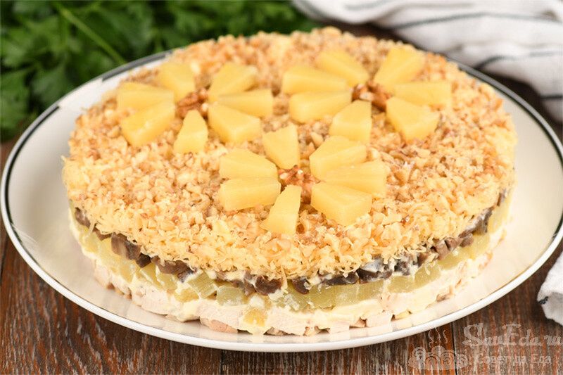 Праздничные угощения с ананасом, которые удивят ваших гостей