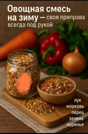 Как заготовить овощную смесь на зиму