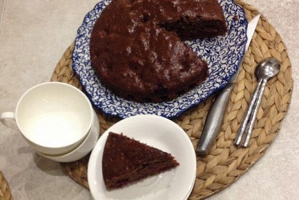 Очарование шоколадного кекса с вишней