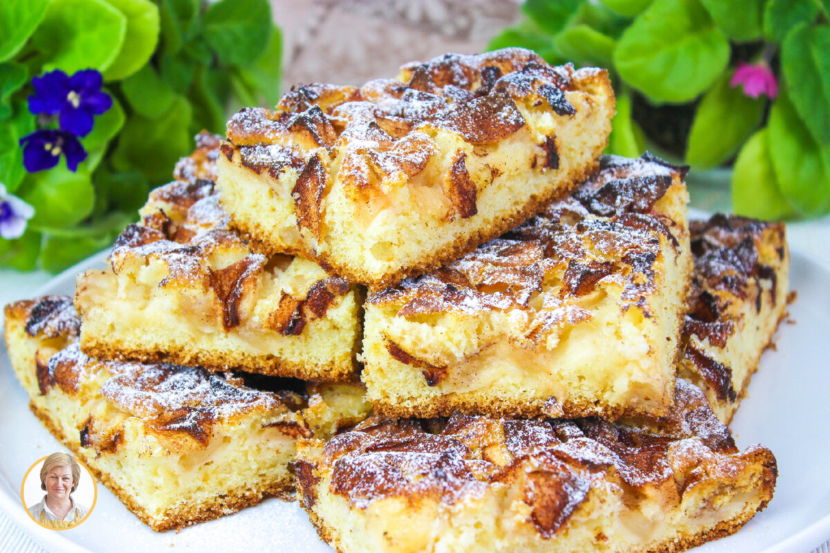 Нежный яблочный пирог с корицей: аромат домашней выпечки