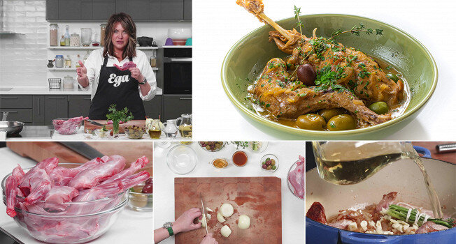 Очарование французской кухни: фрикасе из кролика с оливками