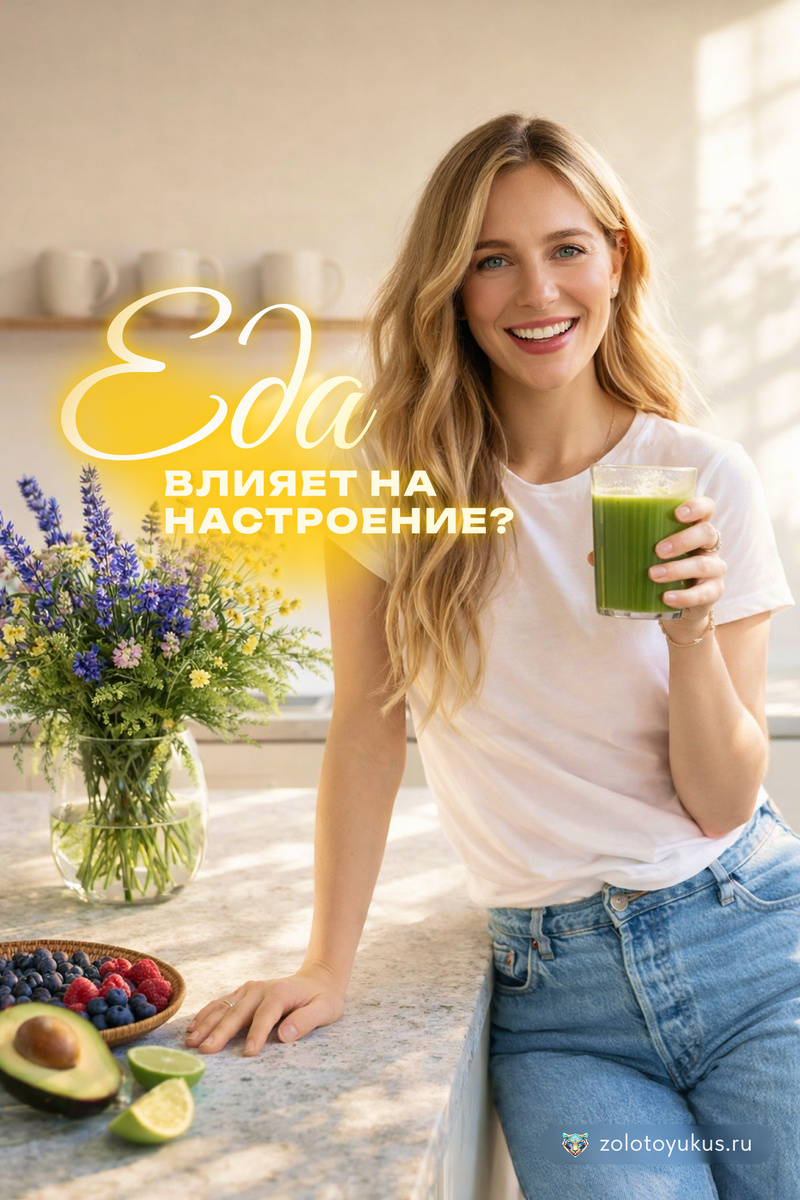 Как продукты питания формируют наше настроение и благополучие