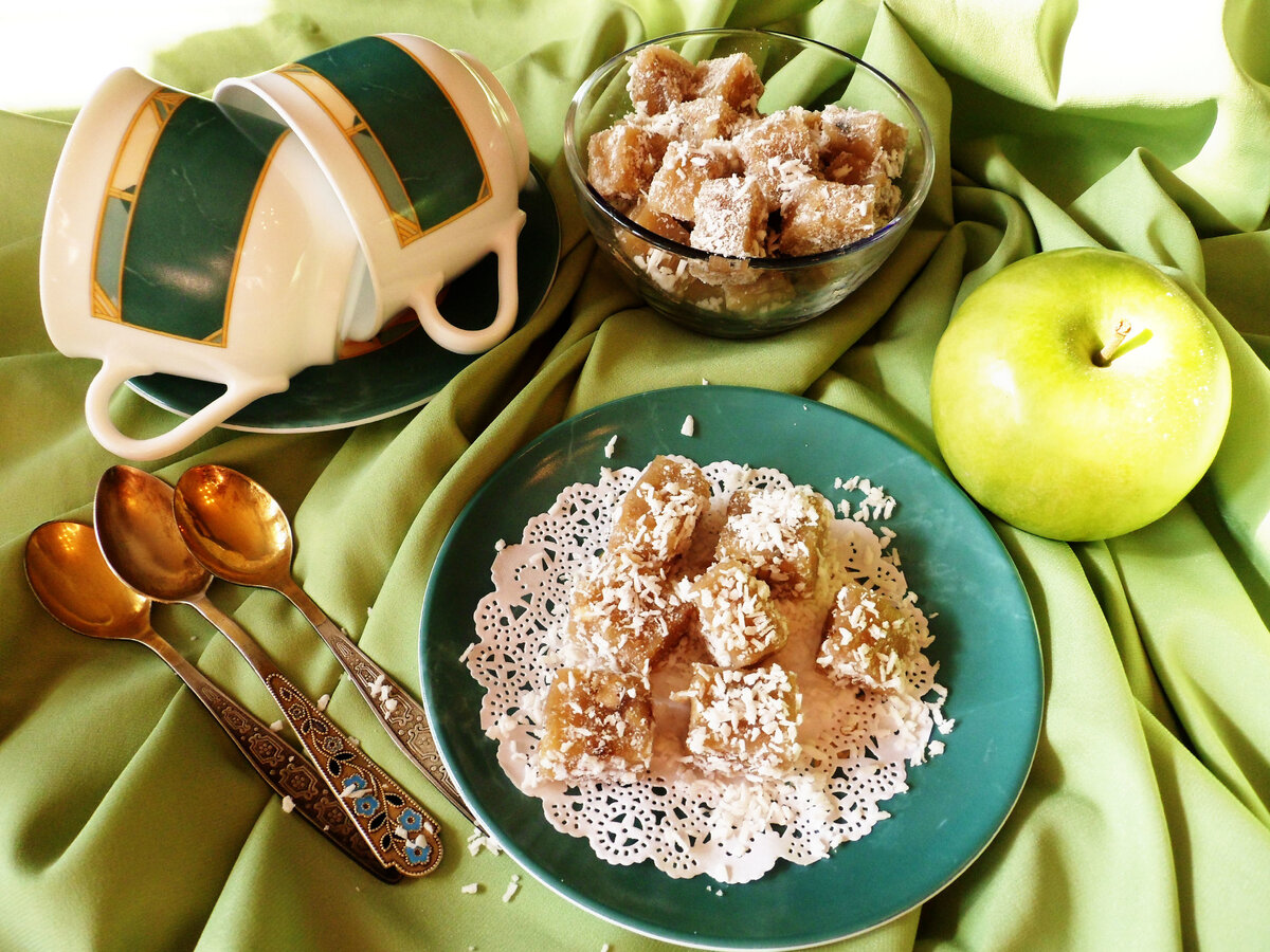 Яблочный рахат-лукум: десерт, который удивит даже гурманов