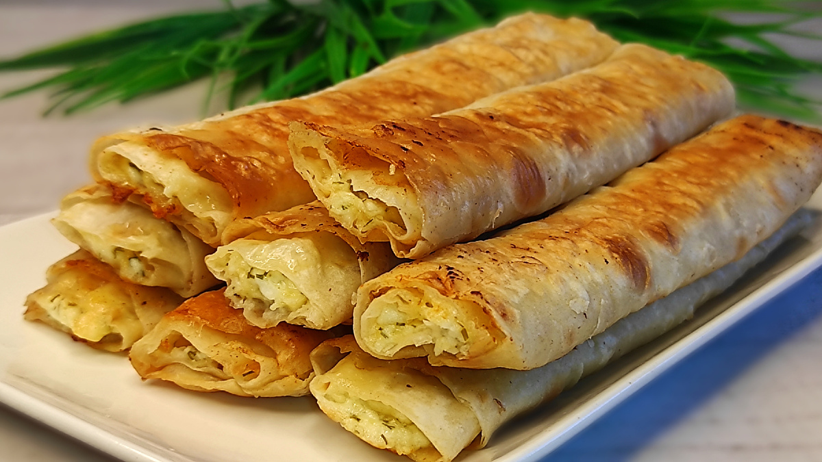 Нежные творожные трубочки из лаваша: идеальный завтрак за 15 минут