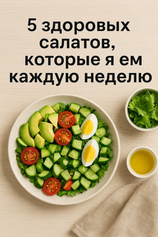 Пять легких и полезных салатов, которые стоит попробовать