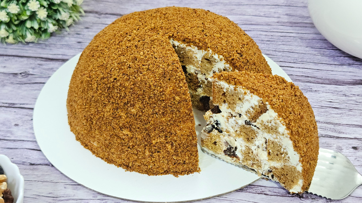 Нежный медовый торт Панво для любителей здорового питания