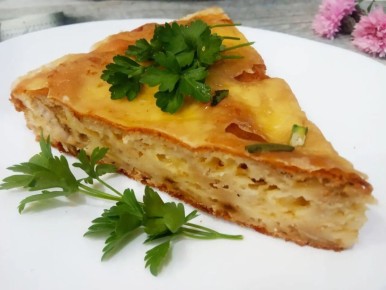 Ленивый пирог с мясом и сыром: быстро и вкусно для всей семьи
