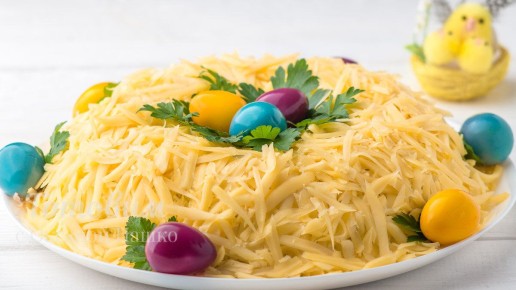 Необычный пасхальный салат, который порадует каждого гостя