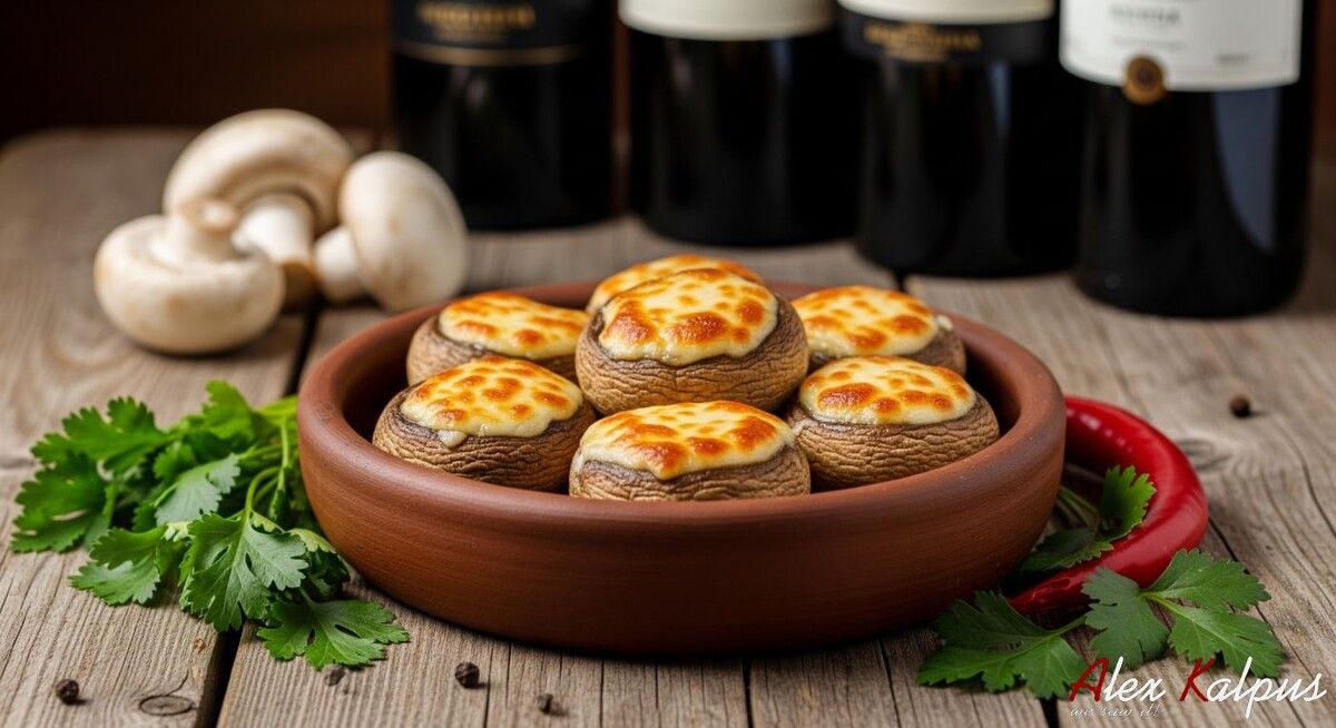 Откройте для себя удивительный вкус грузинских грибных шляпок с сулугуни